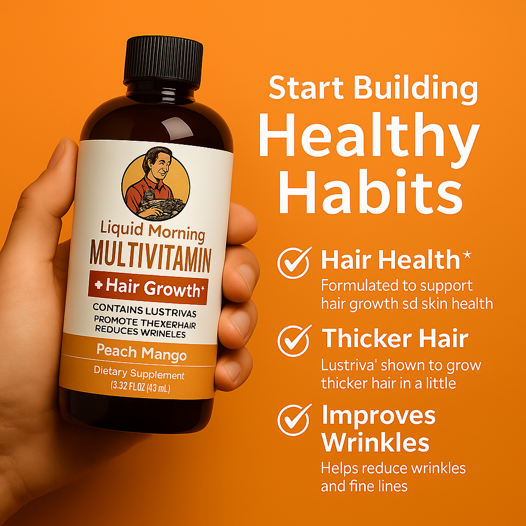 Liquid Morning Multivitamin + Hair Growth