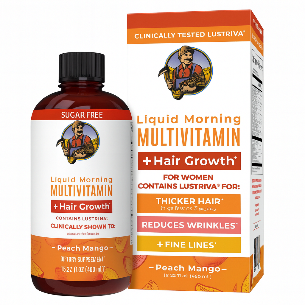 Liquid Morning Multivitamin + Hair Growth